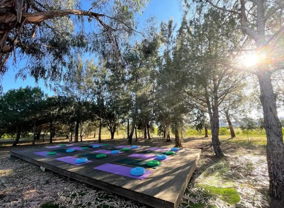 Glamping On Organic Yoga Farm With Natural Swimming Pool Near Beach Moncarapacho Zewnętrze zdjęcie