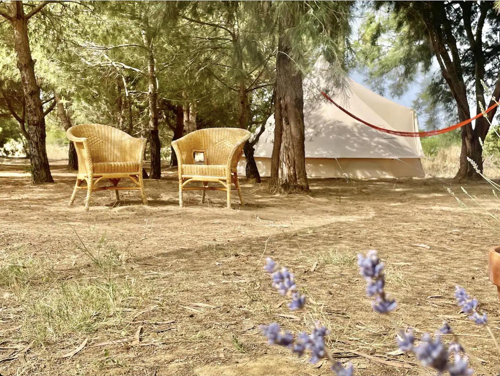 Glamping On Organic Yoga Farm With Natural Swimming Pool Near Beach Moncarapacho Zewnętrze zdjęcie