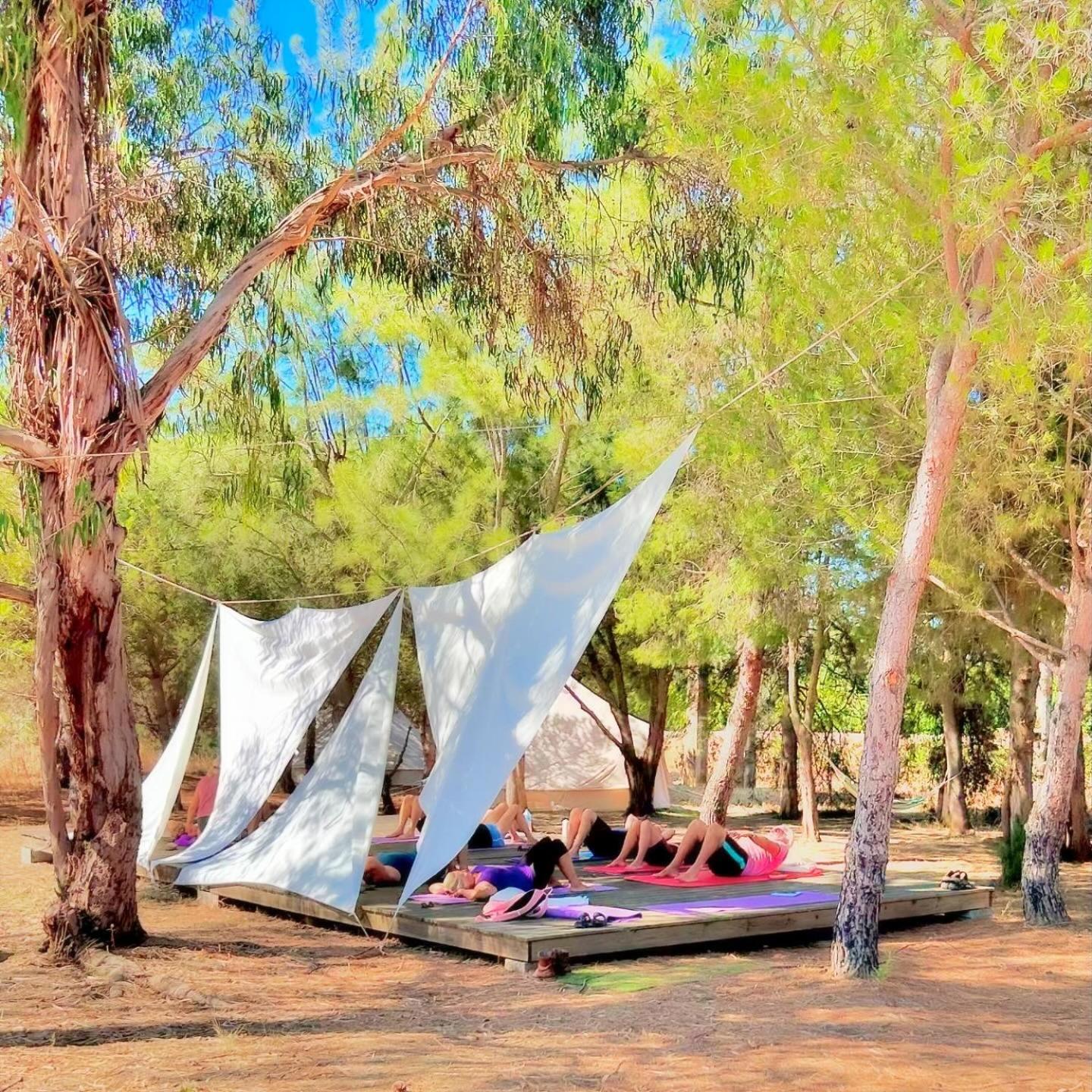 Glamping On Organic Yoga Farm With Natural Swimming Pool Near Beach Moncarapacho Zewnętrze zdjęcie