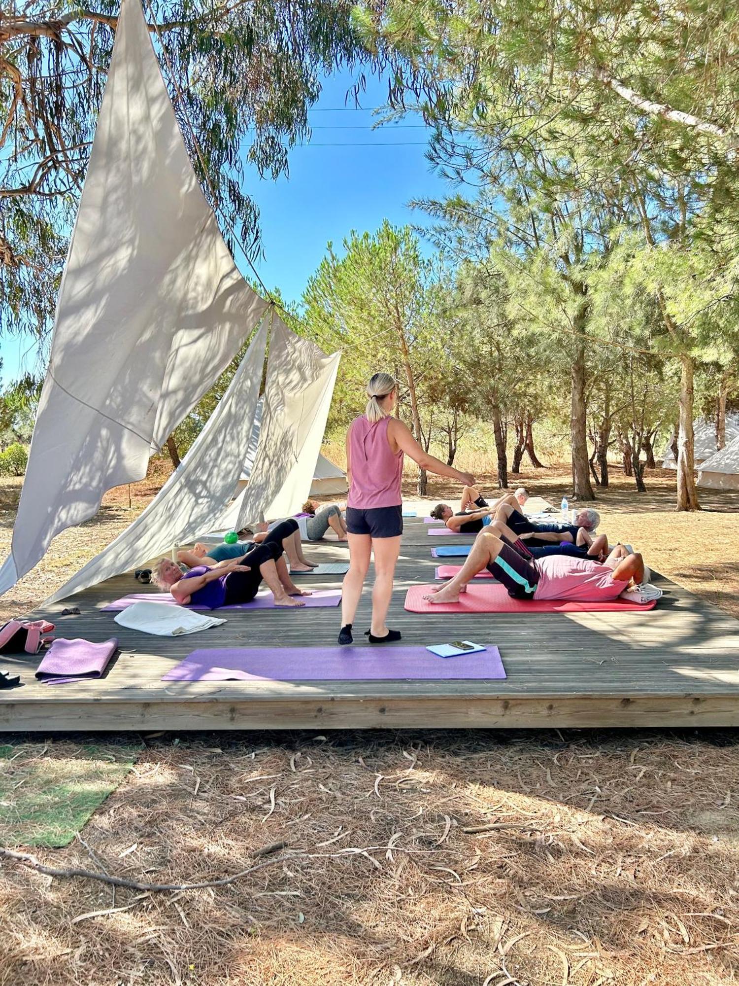 Glamping On Organic Yoga Farm With Natural Swimming Pool Near Beach Moncarapacho Zewnętrze zdjęcie